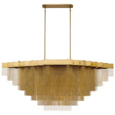 Eurofase Bloomfield 28 1/2" Wide Modern Led Gold Chain Chandelier