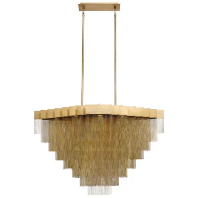 Eurofase Bloomfield 47 1/4" Wide Gold Led Chandelier