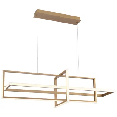 Eurofase Bordo 15.75 In. X 15.75 In. Integrated Led Chandelier In Gold