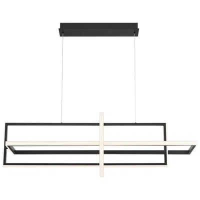 Eurofase Bordo 37 3/4" Wide Matte Black Led Chandelier