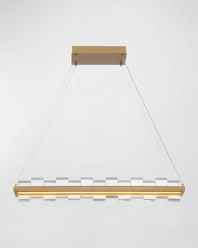 Eurofase Bruce Led Island Chandelier In Gold