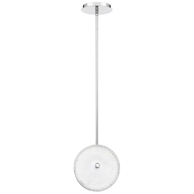 Eurofase Caledonia 10"w Clear Honeycomb Glass Led Mini Pendant Light