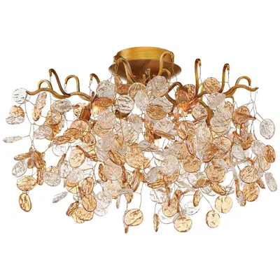 Eurofase Campobasso 20 1/2" Wide Gold 5-light Ceiling Light