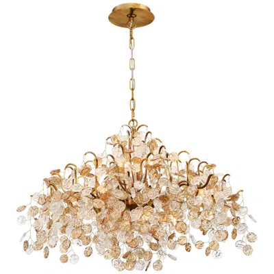 Eurofase Campobasso 26" Wide Gold 8-light Chandelier