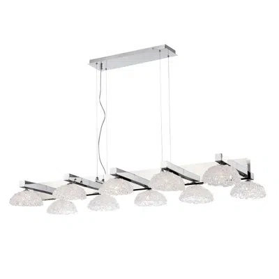 Eurofase Caramico 10 - Light Kitchen Island Linear In Chrome