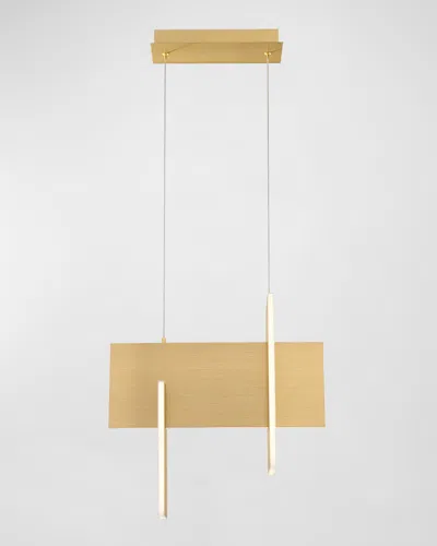 Eurofase Coburg 19" Pendant Light In Gold