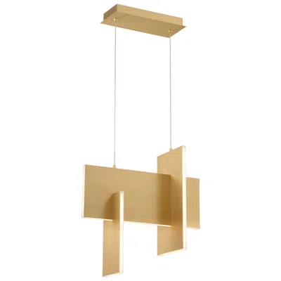 Eurofase Coburg 20" Wide Gold Led Pendant Light