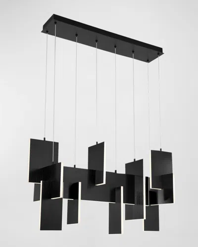 Eurofase Coburg 42" Chandelier In Black