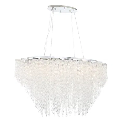 Eurofase Cohen 28 In. X 21 In. Chandelier In Chrome