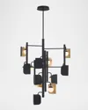 Eurofase Cornice 42" 12-light Led Chandelier
