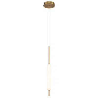 Eurofase Cumberland 5.25 In. X 21.75 In. Pendant In Antique Brass