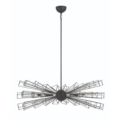Eurofase Dendelio 10 Light Chandelier In Black