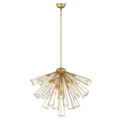 Eurofase Dendelio 13 Light Chandelier In Brown