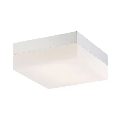 Eurofase Dixon 3 In. X 7.50 In. Integrated Led Flushmount In Chrome In White
