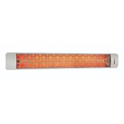 Eurofase Dual Element 61 Inch 6000 Watt Electric 208v Patio Heater In Stainless Steel