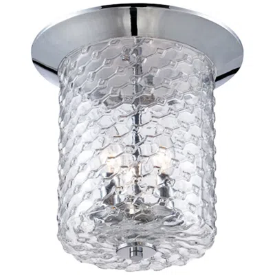 Eurofase Elli 11 1/2" Wide Honeycomb Glass Ceiling Light