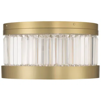 Eurofase Empra 16" Integrated Led Flush Mount In Gold Finish