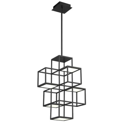 Eurofase Ferro 15.5 In. X 21 In. Pendant In Black