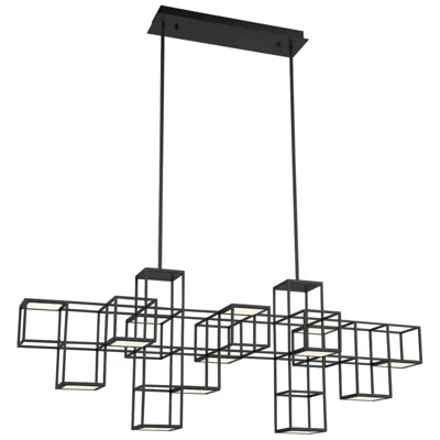 Eurofase Ferro 21 In. X 15.50 Integrated Led Chandelier In Black