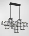 Eurofase Ferro Linear Chandelier In Black