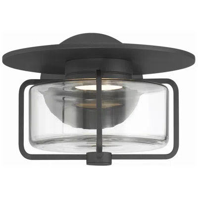Eurofase Florin 7" Integrated Led Outdoor Wall Sconce In Sand Black