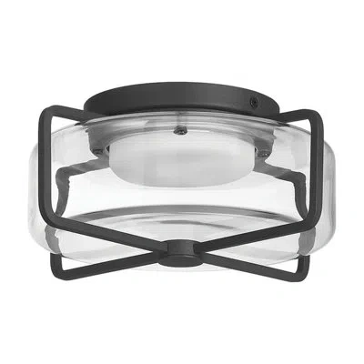 Eurofase Florin, Outdoor, 10", Sand Black, Clear Glass In Powder Coated Finish;sand Black