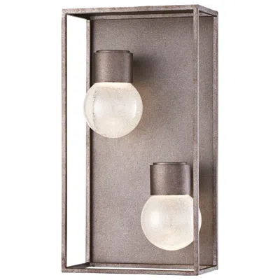 Eurofase Gibson 13 3/4"h Gray 2-light Led Outdoor Wall Light