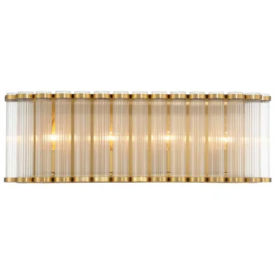 Eurofase Glasbury 4-light 24" Vanity Light In Gold