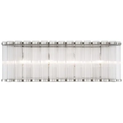 Eurofase Glasbury 4-light 24" Vanity Light In Polished Nickel