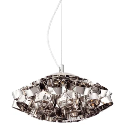 Eurofase Grace Chrome 14" Wide Chrome Pendant