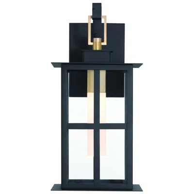 Eurofase Greyson 16" Led Sconce  Brass And Black