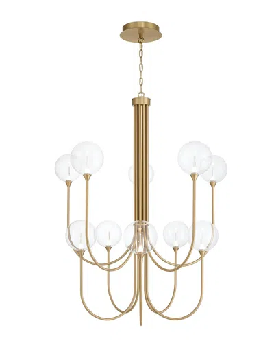 Eurofase Iissa 10-light 40in Chandelier In Gold