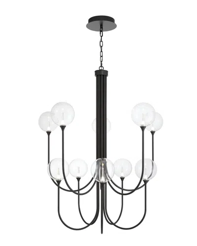 Eurofase Iissa 10-light 40in Chandelier In Black