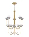 Eurofase Iissa 10-light 40in Chandelier