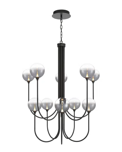 Eurofase Iissa 10-light 40in Chandelier In Black