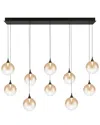 Eurofase Iissa 10-light 47in Chandelier