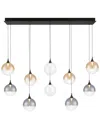 Eurofase Iissa 10-light 47in Chandelier In Multi