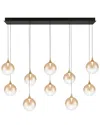 Eurofase Iissa 10-light 47in Chandelier