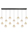 Eurofase Iissa 14-light 72in Chandelier In Multi