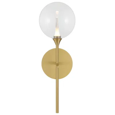 Eurofase Iissa 19 Inch Led Wall Sconce, Gold
