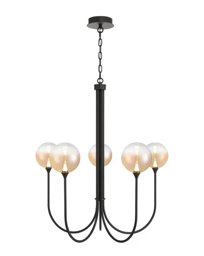 Eurofase Iissa 5-light 34in Chandelier In Black