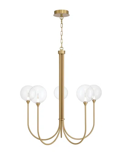 Eurofase Iissa 5-light 34in Chandelier In Gold