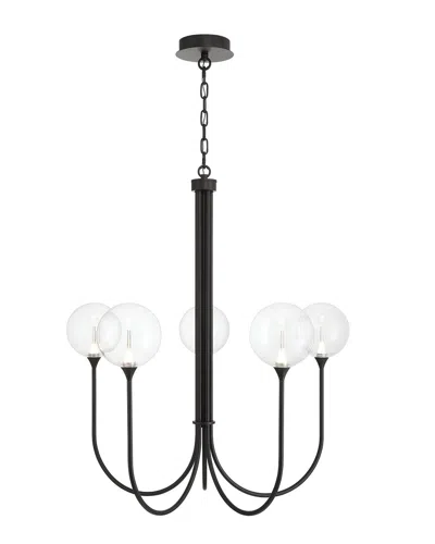 Eurofase Iissa 5-light 34in Chandelier In Black