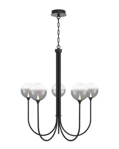 Eurofase Iissa 5-light 34in Chandelier In Black