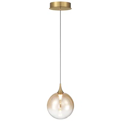 Eurofase Iissa 6" Integrated Led Pendant, Gold