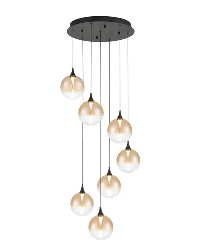 Eurofase Iissa 7-light 21in Chandelier In Multi