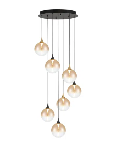 Eurofase Iissa 7-light 21in Chandelier In Multi