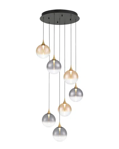 Eurofase Iissa 7-light 21in Chandelier In Multi