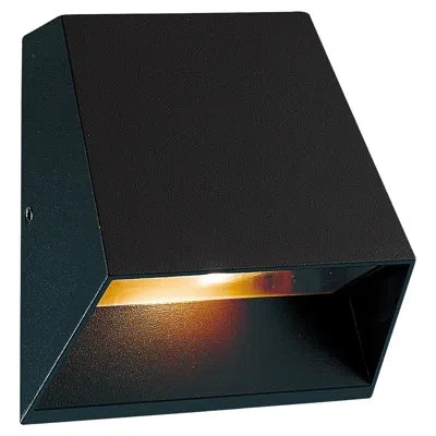 Eurofase Kilo Outdoor Led Wall Light, 7w, Black In Powder Coated Finish;graphite Grey