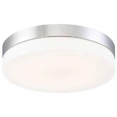 Eurofase Koss 11" Wide Modern Chrome Led Button Ceiling Light